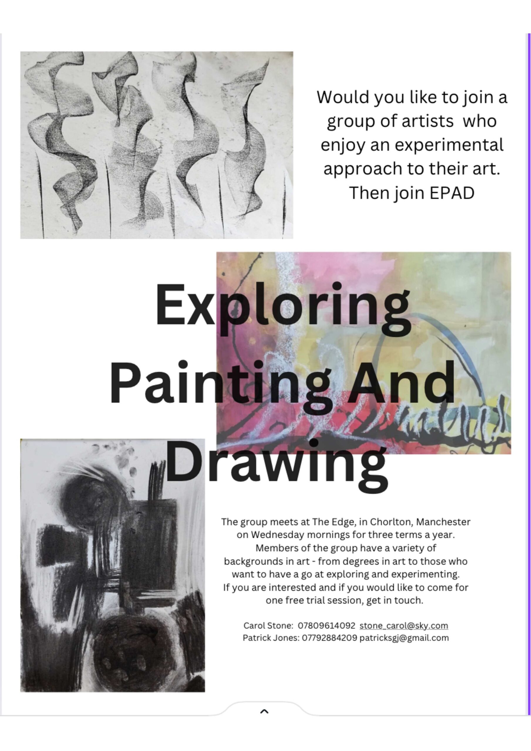 Exploring Painting and Drawing - The Edge Theatre & Arts Centre